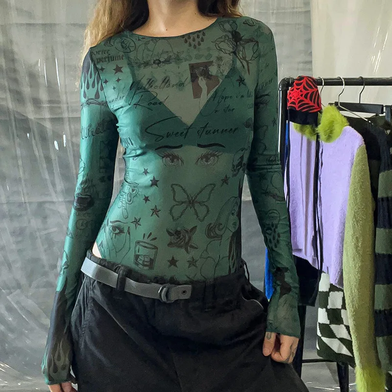 Q23bs337 Printed Mesh Skincare Jumpsuit Women's Fashion Design 2025 Summer New Edition
Q23bs337 Printed Mesh Skincare Jumpsuit Women's Fashion Design 2025 Summer New Edition