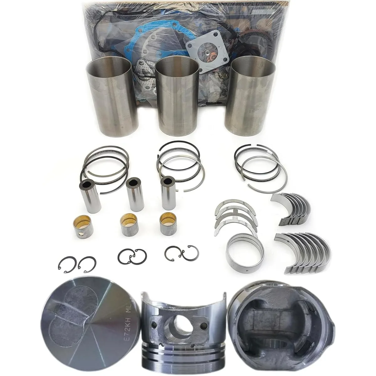 3TNE72 Engine Overhaul Rebuild Kit (No valve set) Compatible For Yanmar 3TNE72 Engine AF160 KE-50X AF116 Tractor 3TNE72K-UKH
3TNE72 Engine Overhaul Rebuild Kit (No valve set) Compatible For Yanmar 3TNE72 Engine AF160 KE-50X AF116 Tractor 3TNE72K-UKH