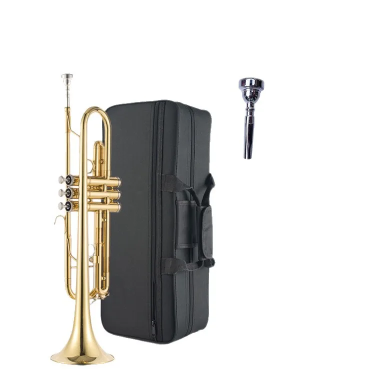 3‑Valve Bb Flat Trumpet, Premium Brass Instrument for Student Learning & Practice
3‑Valve Bb Flat Trumpet, Premium Brass Instrument for Student Learning & Practice