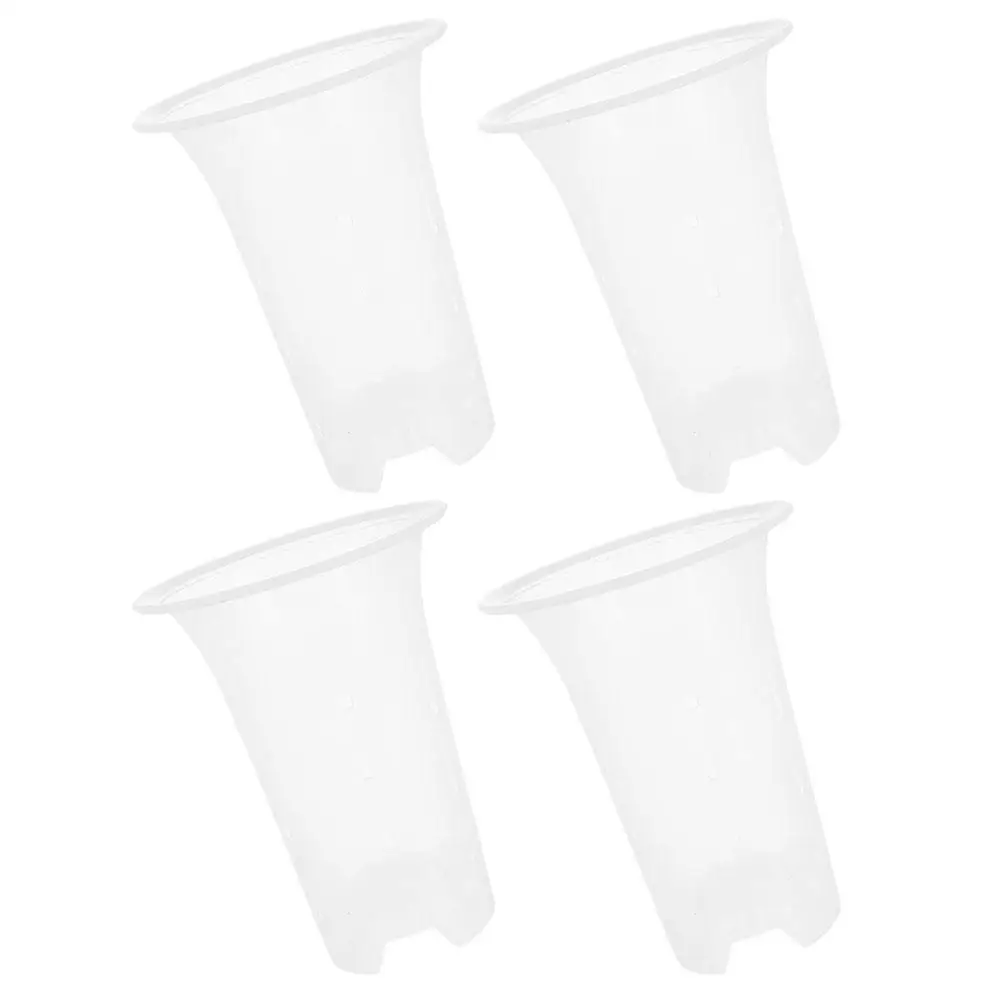 4 Pcs Plastic Breathable Orchids Pots PP Pots for Plants 4 Inch Transparent Flower Planters Nursery Flower Planters
4 Pcs Plastic Breathable Orchids Pots PP Pots for Plants 4 Inch Transparent Flower Planters Nursery Flower Planters
