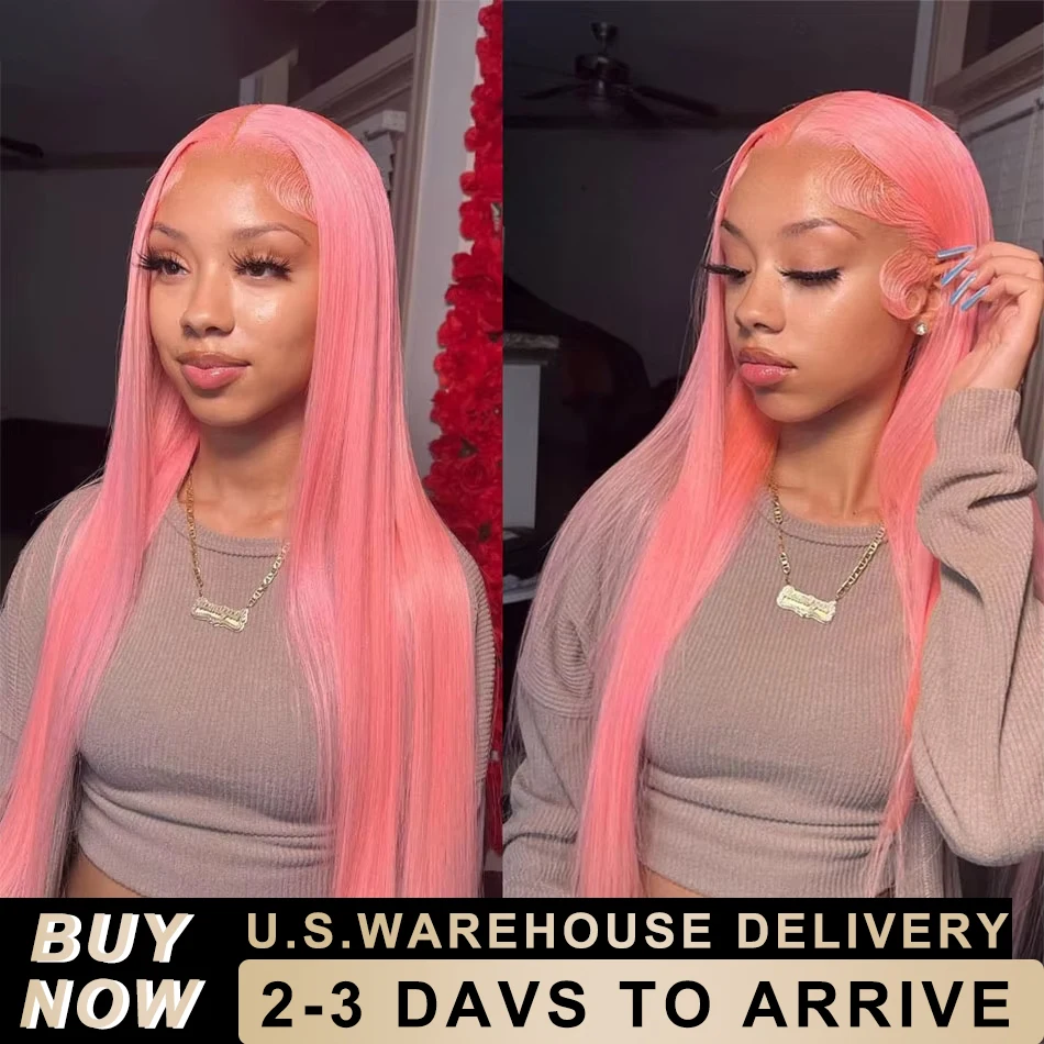 36 Inch Pink Straight Lace Front Human Hair Wig 13x6 HD Lace Frontal Wig Colored Brazilian Pre Plucked Lace Front Wigs For Women
36 Inch Pink Straight Lace Front Human Hair Wig 13x6 HD Lace Frontal Wig Colored Brazilian Pre Plucked Lace Front Wigs For Women