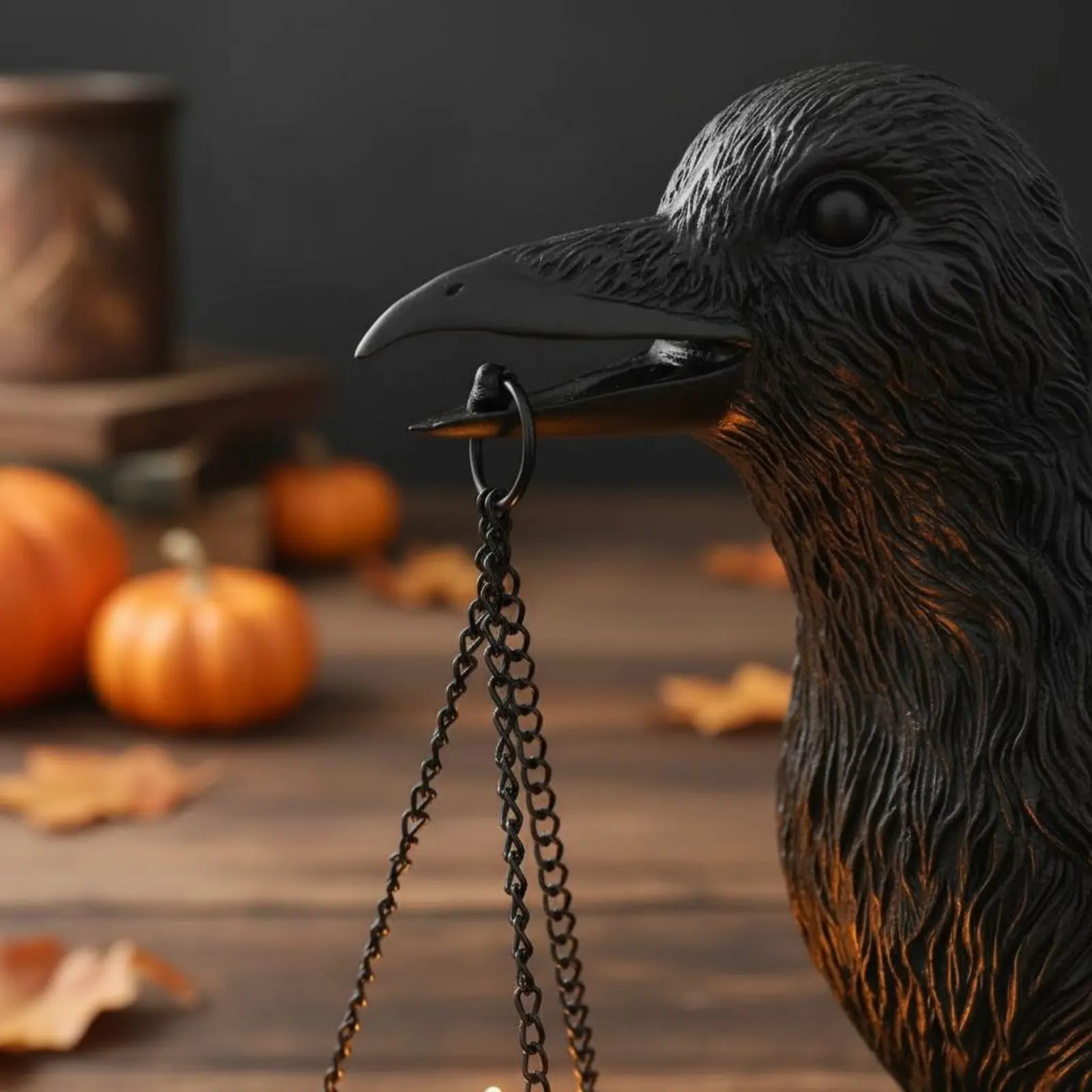 Gothic Crow Lamp Spooky Decor Black Crow Lamp Gothic Avian Statue Lifelike Features Resin Avian Sculpture for Horror Fans
Gothic Crow Lamp Spooky Decor Black Crow Lamp Gothic Avian Statue Lifelike Features Resin Avian Sculpture for Horror Fans