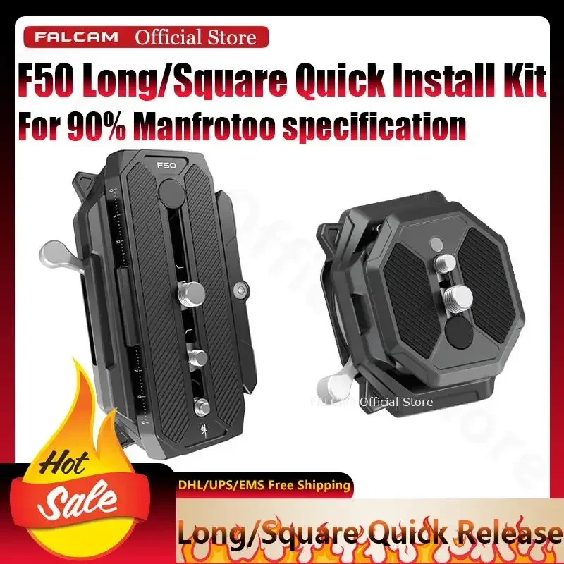 Falcam Official F50 Long & Square Dual-Screw Quick Release for Manfrotoo Universal Cinema Slide Rail Tripod Base Accessories
Falcam Official F50 Long & Square Dual-Screw Quick Release for Manfrotoo Universal Cinema Slide Rail Tripod Base Accessories
