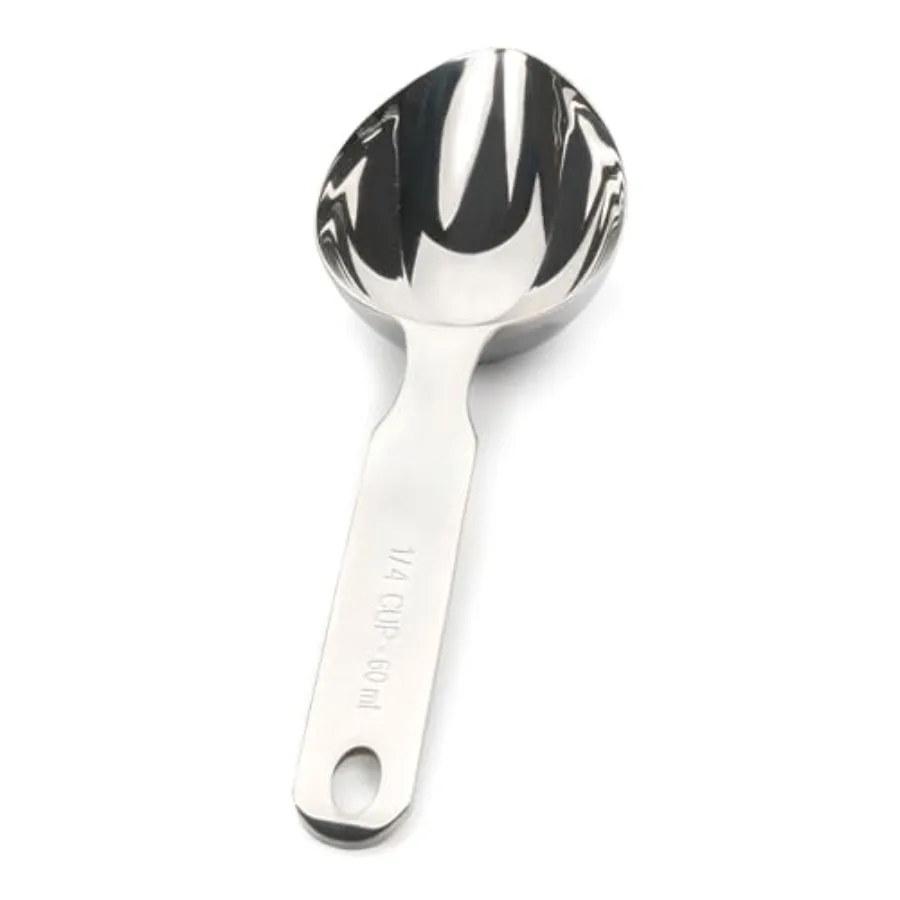Endurance Oval Measuring Scoop, 1/4 cup, Stainless Steel
Endurance Oval Measuring Scoop, 1/4 cup, Stainless Steel