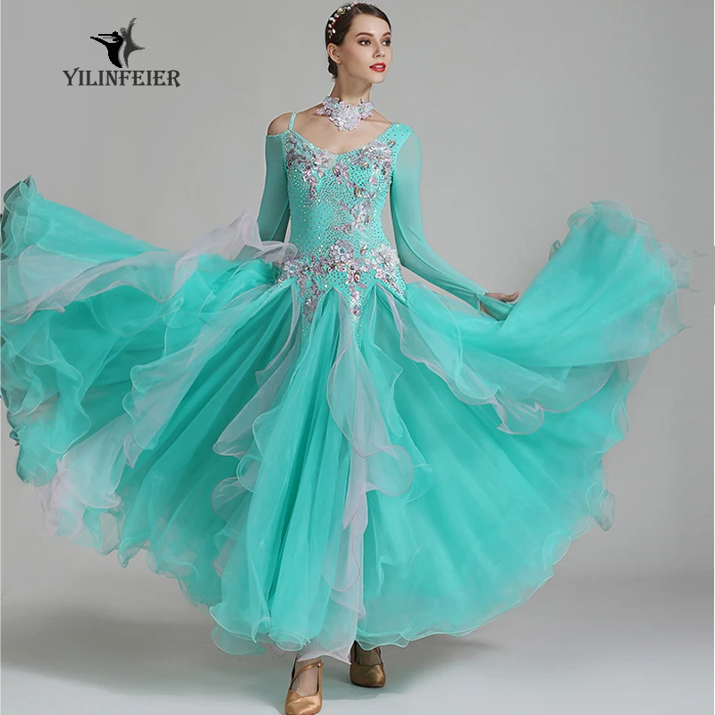 Haute Couture Flash Diamond Series Moden Dance Dress Ballroom Costume Roupa Patinacao Artistica
Haute Couture Flash Diamond Series Moden Dance Dress Ballroom Costume Roupa Patinacao Artistica