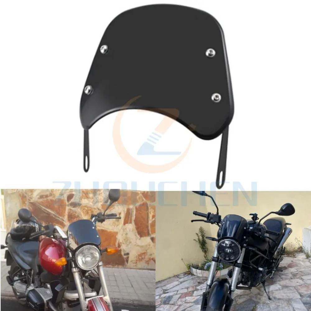 Universal Motorcycle Retro Windscreens Retro For Triumph Harley Ducati Bellina VOGE GUZZI 5-7 inch Round Lights Wind Deflectors
Universal Motorcycle Retro Windscreens Retro For Triumph Harley Ducati Bellina VOGE GUZZI 5-7 inch Round Lights Wind Deflectors