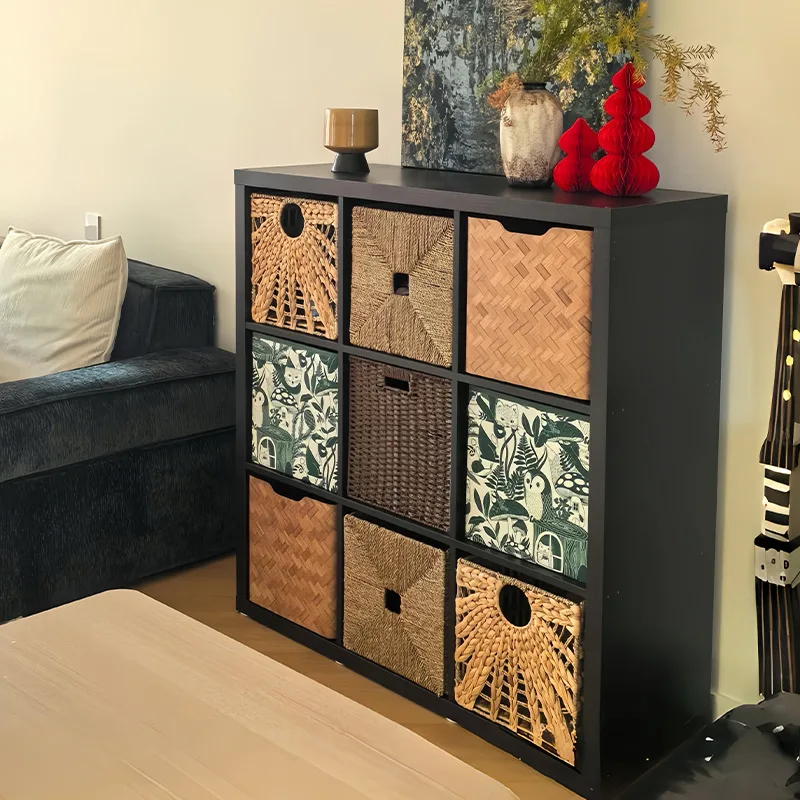 Customizable antique bookcase, Kalek lattice cabinet, black nine lattice cabinet, living room, sofa side cabinet, partition
Customizable antique bookcase, Kalek lattice cabinet, black nine lattice cabinet, living room, sofa side cabinet, partition