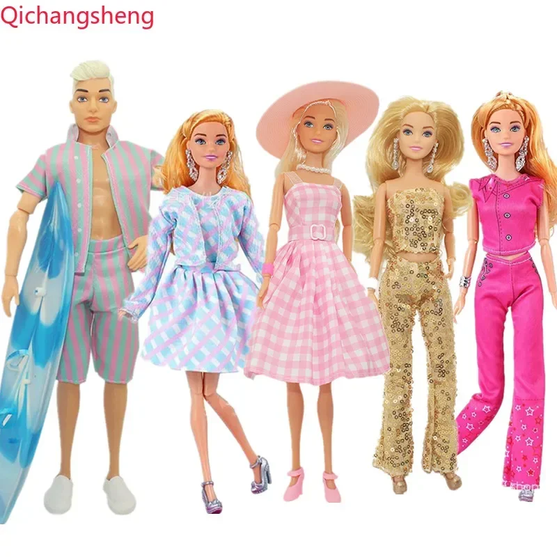 Fashion Movie 1/6 Doll Clothes for Barbie Princess Dress Shoes Hat Tops Pants Male Outfits Set For For Ken Boy Dolls Accessories
Fashion Movie 1/6 Doll Clothes for Barbie Princess Dress Shoes Hat Tops Pants Male Outfits Set For For Ken Boy Dolls Accessories