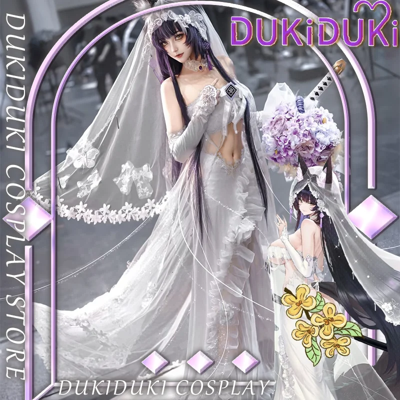 Game Azur Lane Musashii Oath Dress Purest Wisteria Bride Cosplay Costume Full Set Women Party Halloween Dress Up Comic Con Suit
Game Azur Lane Musashii Oath Dress Purest Wisteria Bride Cosplay Costume Full Set Women Party Halloween Dress Up Comic Con Suit
