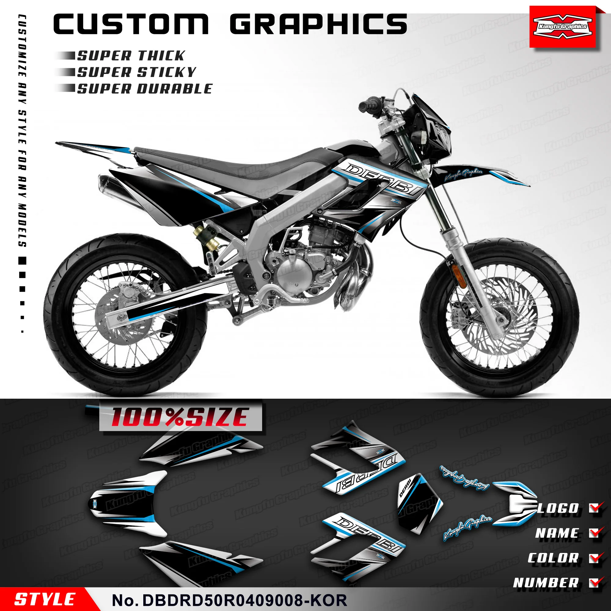 Наклейки для мотоциклов KUNGFU GRAPHICS, ламинированные наклейки для DERBI DRD 50 Racing 2004 2005 2006 2007 2008 2009, DBDRD50R0409008-KOR
Наклейки для мотоциклов KUNGFU GRAPHICS, ламинированные наклейки для DERBI DRD 50 Racing 2004 2005 2006 2007 2008 2009, DBDRD50R0409008-KOR
