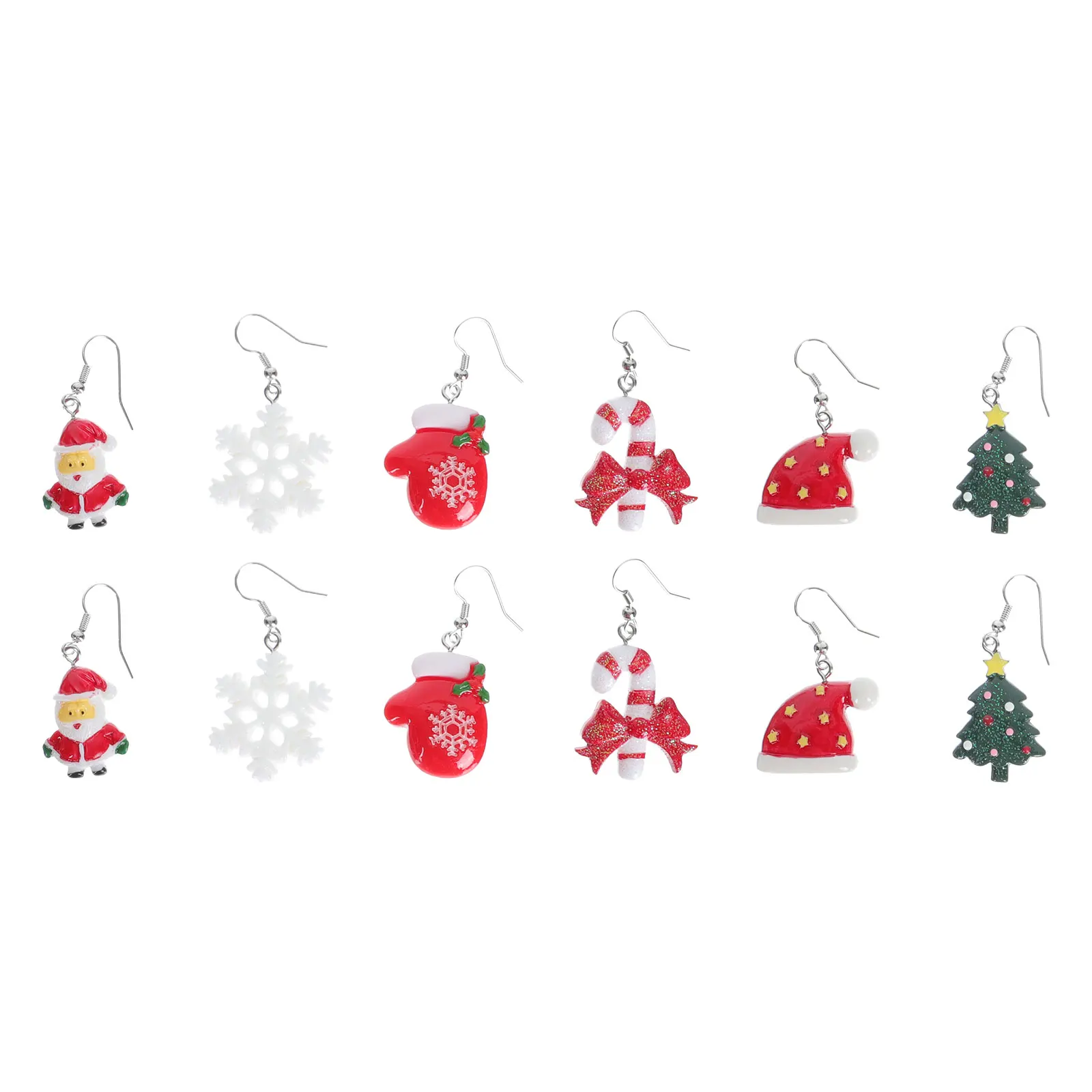 Christmas Earrings Set Resin Xmas Studs Ear Pendants Costume Accessories Santa Tree Style Jewelry
Christmas Earrings Set Resin Xmas Studs Ear Pendants Costume Accessories Santa Tree Style Jewelry