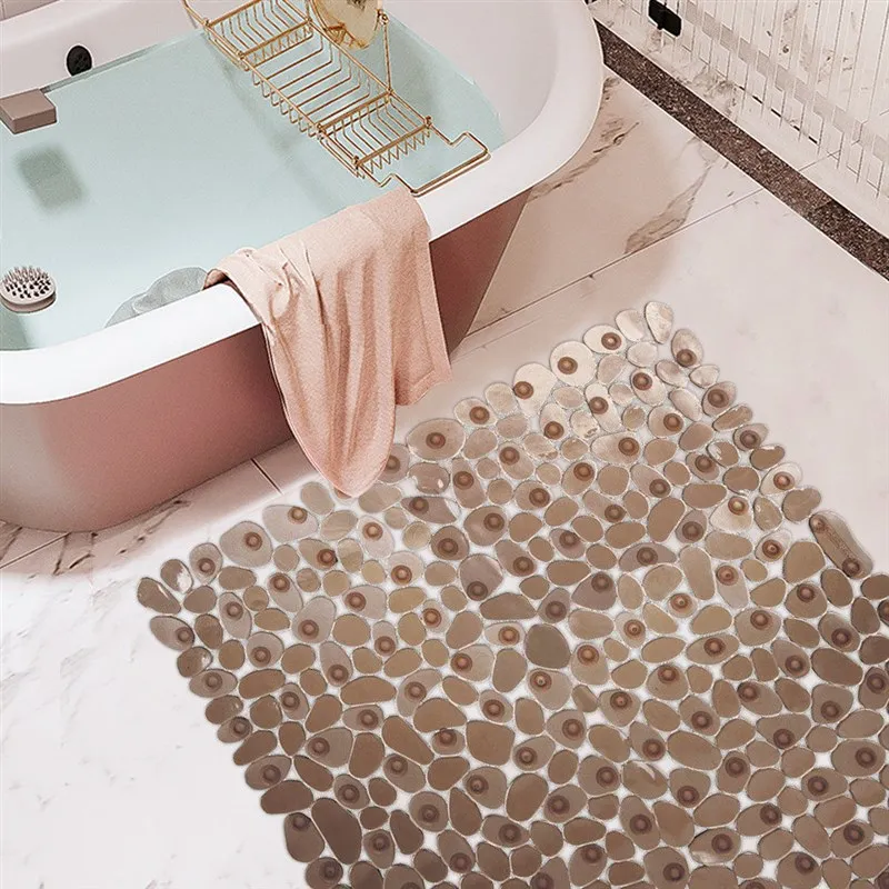 Non-Slip Bathroom Floor Mat Pebble Design Square Carpet Bath Rug Comfortable Absorbent Easy to Clean for Bathroom Kitchen
Non-Slip Bathroom Floor Mat Pebble Design Square Carpet Bath Rug Comfortable Absorbent Easy to Clean for Bathroom Kitchen