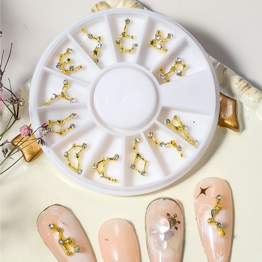 3 Boxes Diamond-in Alloy Nail Patch Decor Stone Accessories Charm Charms for Acrylic Nails Zodiac 3D Nail Art Jewels Decorations
3 Boxes Diamond-in Alloy Nail Patch Decor Stone Accessories Charm Charms for Acrylic Nails Zodiac 3D Nail Art Jewels Decorations
