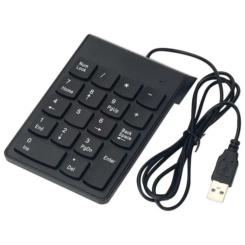 USB Numeric Keyboard Mini Computer Keypad Durable Hand Laptop Travel Simple Number Pad Practical Use
USB Numeric Keyboard Mini Computer Keypad Durable Hand Laptop Travel Simple Number Pad Practical Use