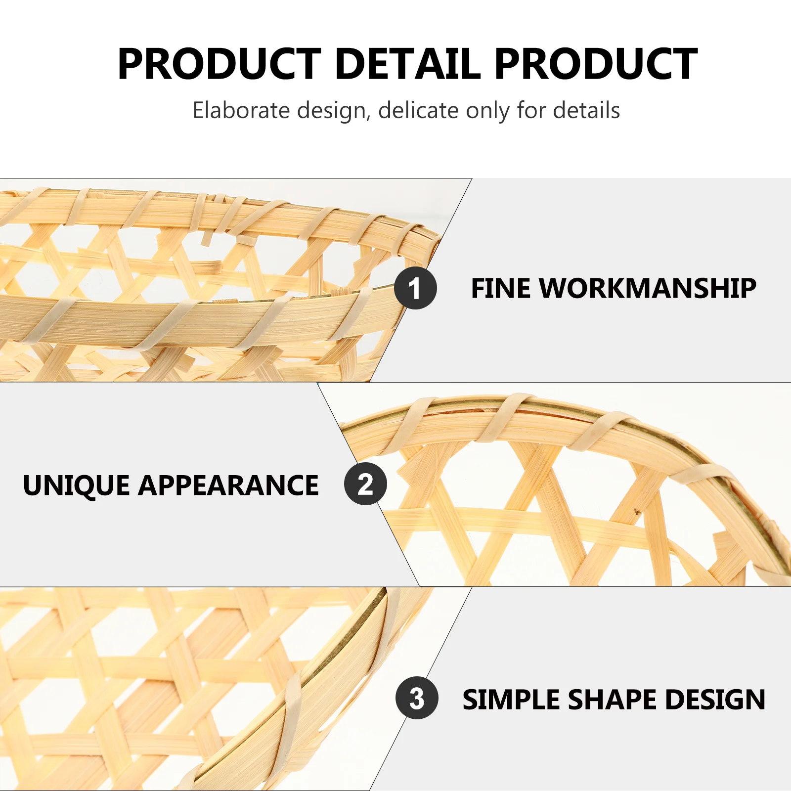 3Pcs Bamboo Egg Storage Basket Handmade Woven Household Vegetable Storage Basket Kitchen Organizer Multi-Function
3Pcs Bamboo Egg Storage Basket Handmade Woven Household Vegetable Storage Basket Kitchen Organizer Multi-Function