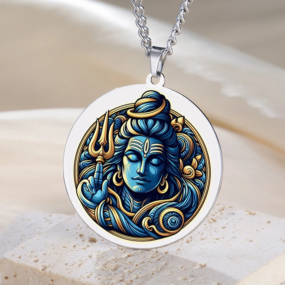 Dawapara Lord Shiva Trident Necklace Hindu God Hinduism Protection Spiritual Amulet Stainless Steel Jewelry Yoga Gift
Dawapara Lord Shiva Trident Necklace Hindu God Hinduism Protection Spiritual Amulet Stainless Steel Jewelry Yoga Gift