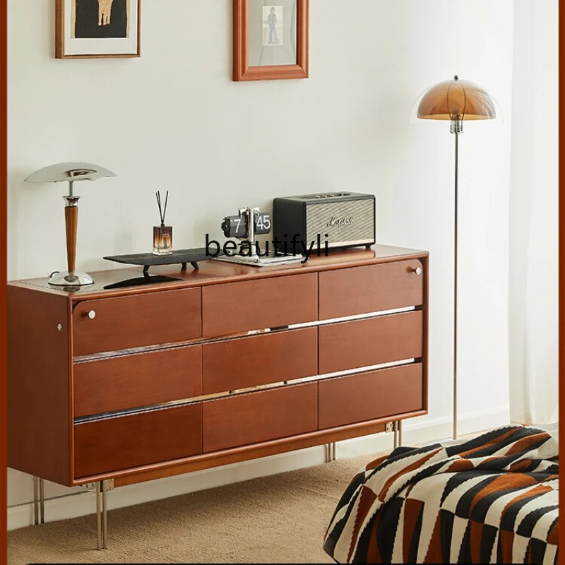 Meteor Retro Nine-Drawer Cabinet Boxwood Solid Wood Vintage Bedroom Bedside Cabinet Storage Organizer Side Cabinet
Meteor Retro Nine-Drawer Cabinet Boxwood Solid Wood Vintage Bedroom Bedside Cabinet Storage Organizer Side Cabinet