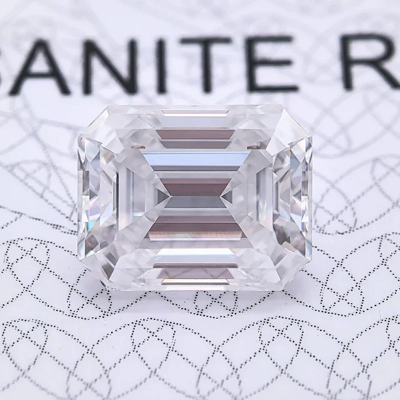 Highest Grade Super White Moissanite Emerald Cut D Color VVS1 Top Quality Charms Jewelry Making Materials with Certificate
Highest Grade Super White Moissanite Emerald Cut D Color VVS1 Top Quality Charms Jewelry Making Materials with Certificate