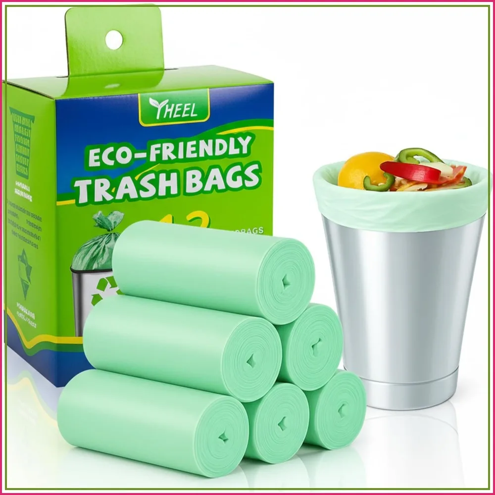 1.2 Gallon Small Trash Bags, 150 Counts - Unscented, Leak-Proof, Strong & Durable for Bathroom, Office, Bedroom
1.2 Gallon Small Trash Bags, 150 Counts - Unscented, Leak-Proof, Strong & Durable for Bathroom, Office, Bedroom