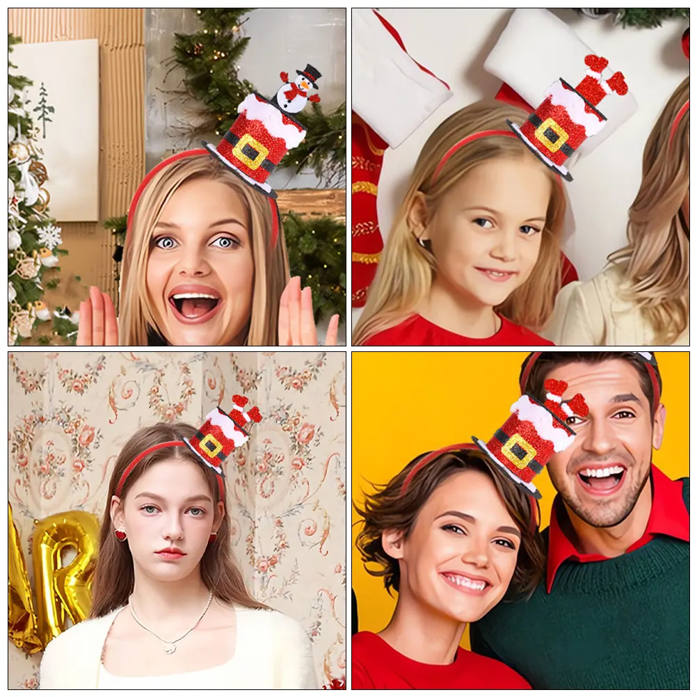 1 Set Christmas Top Hat Headband Festive Party Accessory Replacement Cards New Year Cosplay Headwear For Women Adults Children 
1 Set Christmas Top Hat Headband Festive Party Accessory Replacement Cards New Year Cosplay Headwear For Women Adults Children