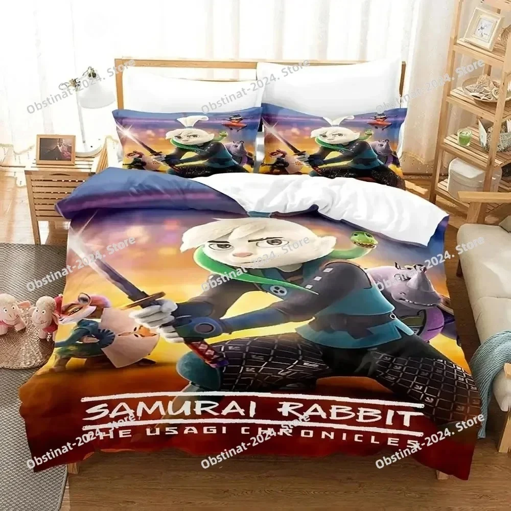 Anime Samurai Rabbit Usagi Bedding Set Printed Duvet Cover Sheet Pillowcase Bed Soft Quilt Cover Full Queen King Size Boys Adult
Anime Samurai Rabbit Usagi Bedding Set Printed Duvet Cover Sheet Pillowcase Bed Soft Quilt Cover Full Queen King Size Boys Adult