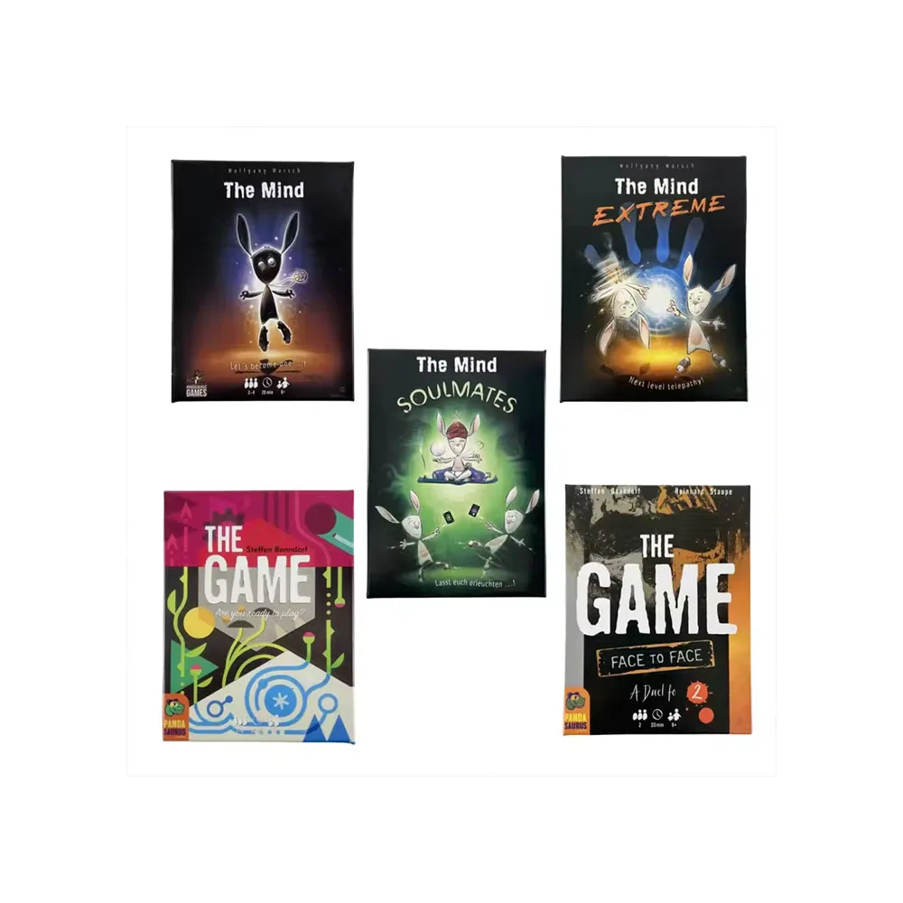 Карточная игра The Mind Настольная игра-головоломка Командный опыт Интерактивная игра для вечеринок | 8+ лет | 2-4 игроки | 20-минутное время игры
Карточная игра The Mind Настольная игра-головоломка Командный опыт Интерактивная игра для вечеринок | 8+ лет | 2-4 игроки | 20-минутное время игры