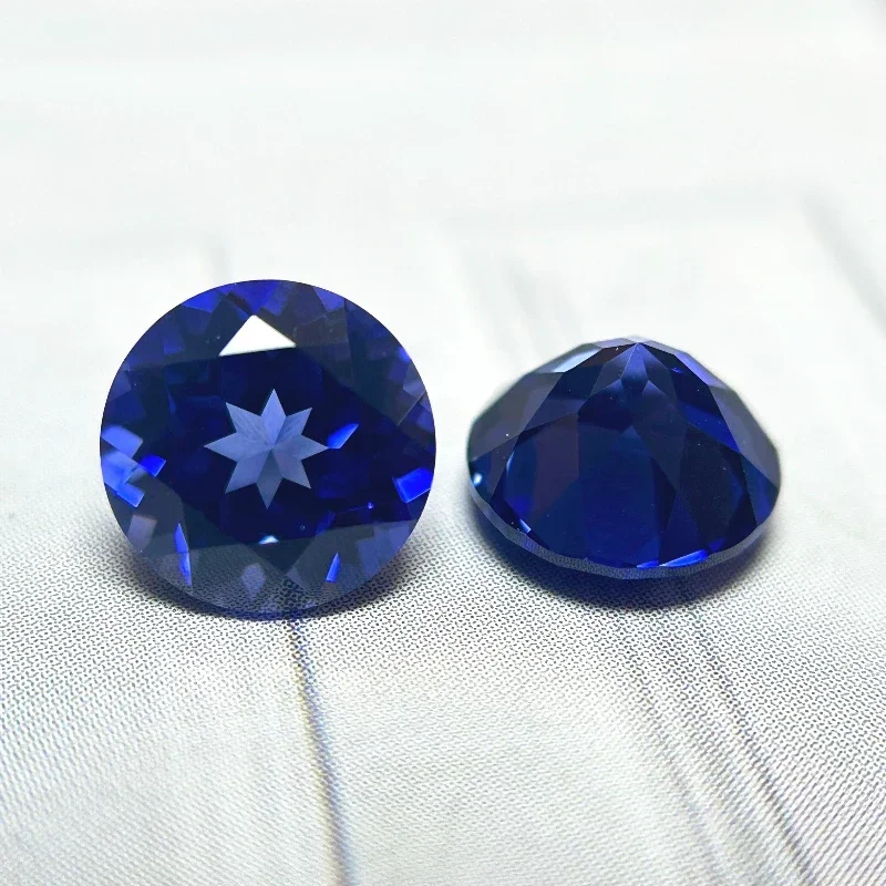 Lab Grown Sapphire Round Cut Royal Blue Color DIY Jewelry Making Ring Necklace Main Materials Selectable AGL Certificate
Lab Grown Sapphire Round Cut Royal Blue Color DIY Jewelry Making Ring Necklace Main Materials Selectable AGL Certificate