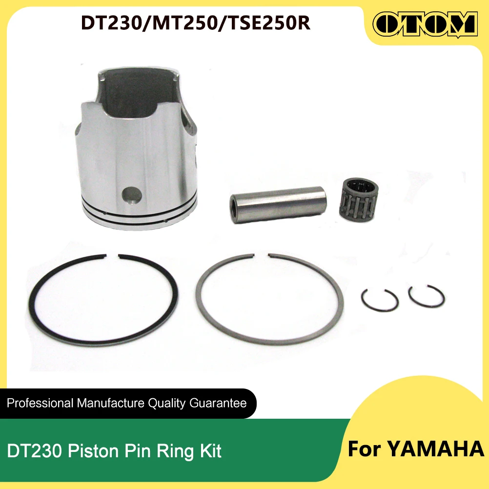 OTOM DT230 MT250 Motorcycle Piston Ring Pin Connecting Rod Bearing For YAMAHA LONCIN GPX TSE250R Motocross Accessories Dirt Bike
OTOM DT230 MT250 Motorcycle Piston Ring Pin Connecting Rod Bearing For YAMAHA LONCIN GPX TSE250R Motocross Accessories Dirt Bike