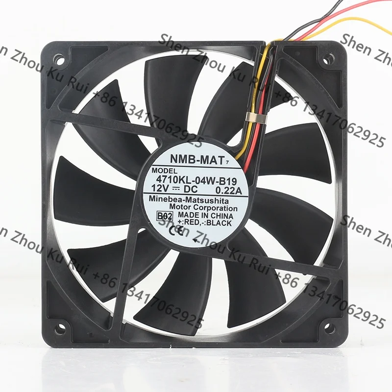 Original NMB 4710KL-04W-B19 12CM 12025 0.17A 12V 3-pin Silent Professional Computer Case Cooling Fan
Original NMB 4710KL-04W-B19 12CM 12025 0.17A 12V 3-pin Silent Professional Computer Case Cooling Fan
