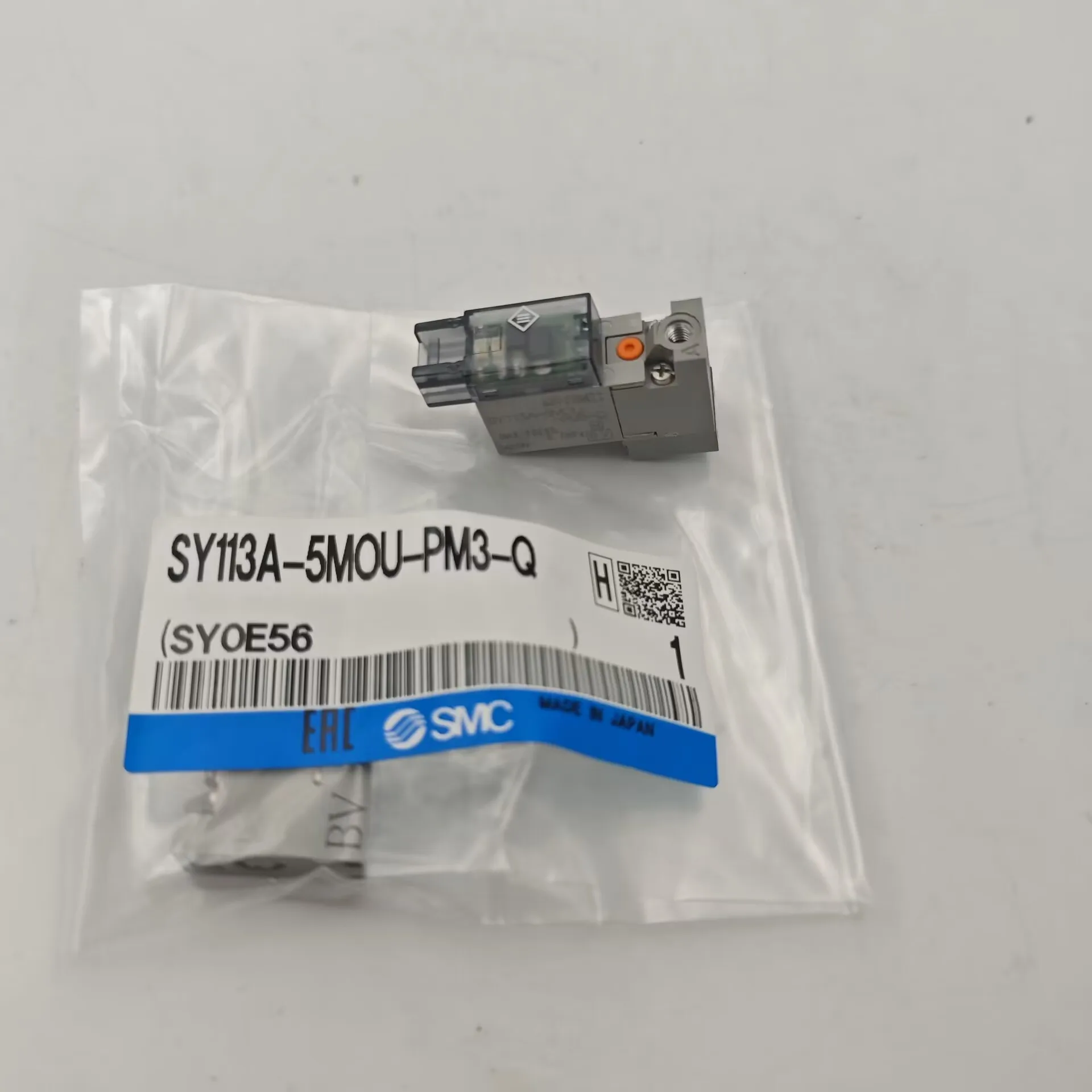 Original Genuine SMC Direct Acting High Flow Solenoid Valve SY113A-5MOU-PM3-Q JSY3A00T-5NZD Three-way Solenoid Valve
Original Genuine SMC Direct Acting High Flow Solenoid Valve SY113A-5MOU-PM3-Q JSY3A00T-5NZD Three-way Solenoid Valve