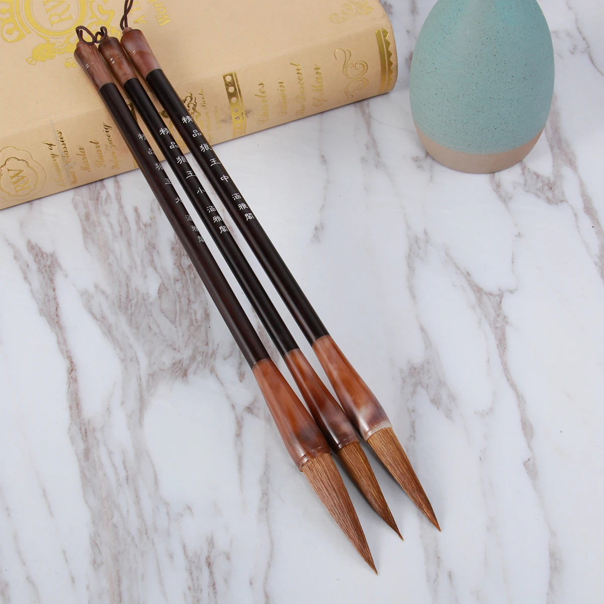 3Pcs Traditional Chinese Calligraphy Brushes Wolf Hair Writing Tools For Beginners Size S M L
3Pcs Traditional Chinese Calligraphy Brushes Wolf Hair Writing Tools For Beginners Size S M L