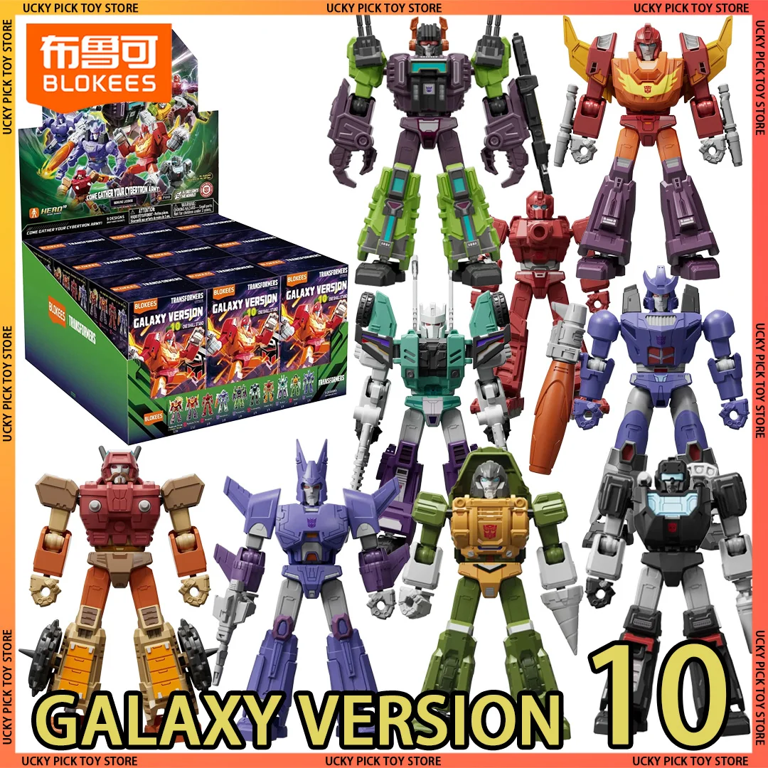 Blokees Transformers Galaxy Version Vol.10 Blind Box Collectible Movable Models Galvatron Scorponok Sixshot Assembled Model Toys
Blokees Transformers Galaxy Version Vol.10 Blind Box Collectible Movable Models Galvatron Scorponok Sixshot Assembled Model Toys