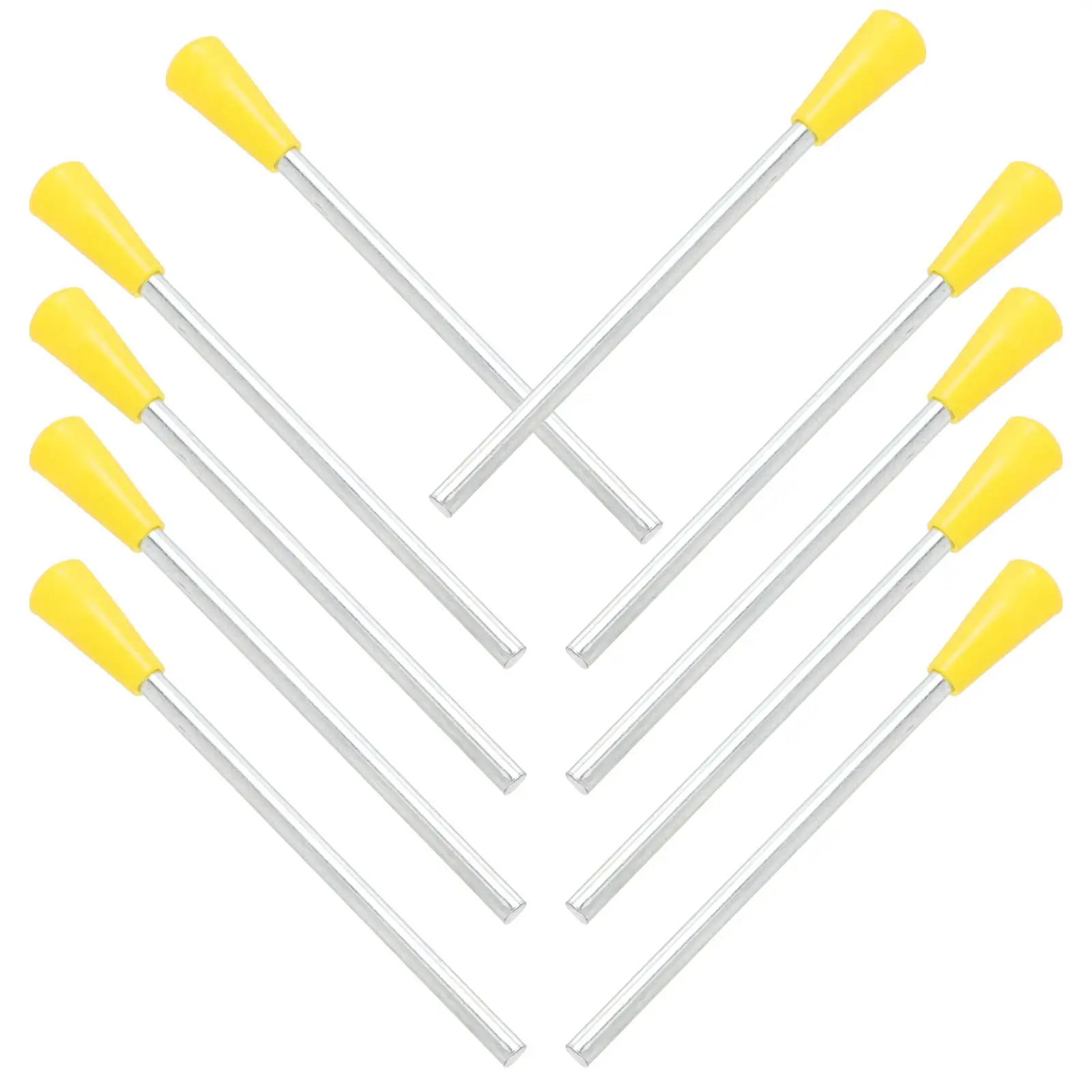 10 Pcs Percussion Instrument Toys Triangle Stick Accessory Iron Sticks Kids Musical Instruments
10 Pcs Percussion Instrument Toys Triangle Stick Accessory Iron Sticks Kids Musical Instruments