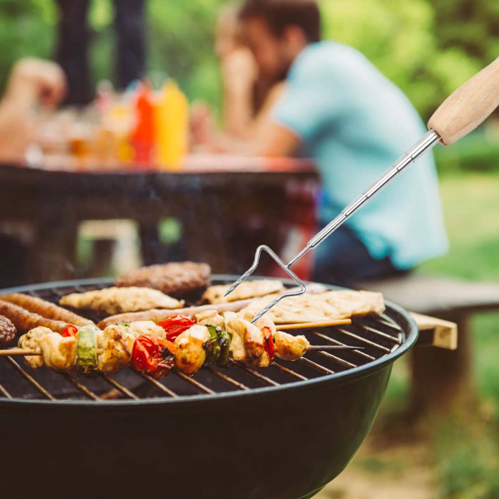 Telescopic BBQ Fork Portable Stainless Steel Barbecue Fork Heat Resistant Wooden Handle BBQ Fork For Camping Hiking Picnic Use
Telescopic BBQ Fork Portable Stainless Steel Barbecue Fork Heat Resistant Wooden Handle BBQ Fork For Camping Hiking Picnic Use