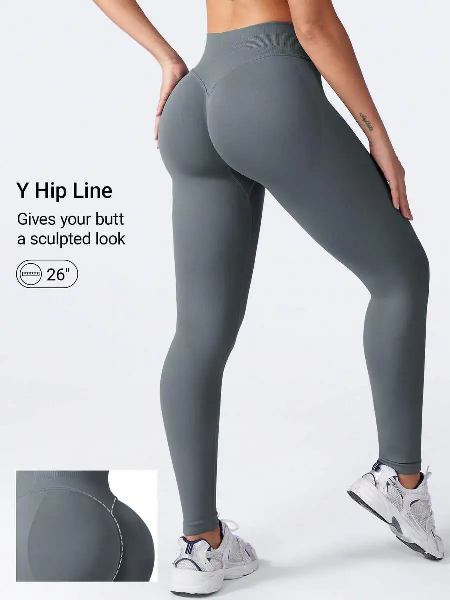 Women Seamless Scrunch Butt Lifting Yoga Leggings Medium Waist Tummy Control Workout Pants
Women Seamless Scrunch Butt Lifting Yoga Leggings Medium Waist Tummy Control Workout Pants