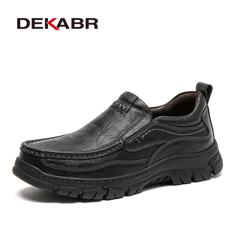 DEKABR New Spring Men Cow Leather Shoes Comfort Fashion Classical Soft Soled Casual Office Daily Handmade Walking Flat Shoes
DEKABR New Spring Men Cow Leather Shoes Comfort Fashion Classical Soft Soled Casual Office Daily Handmade Walking Flat Shoes
