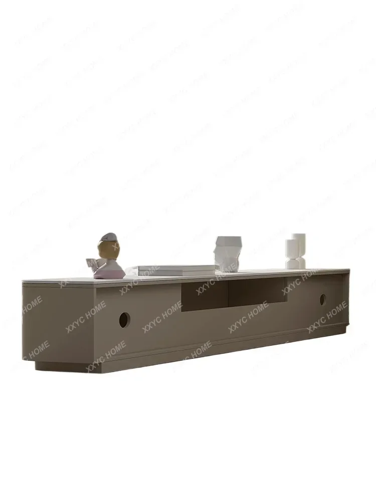 Rock floor TV cabinet coffee table combination modern simple small apartment high solid wood gray paint TV cabinet
Rock floor TV cabinet coffee table combination modern simple small apartment high solid wood gray paint TV cabinet
