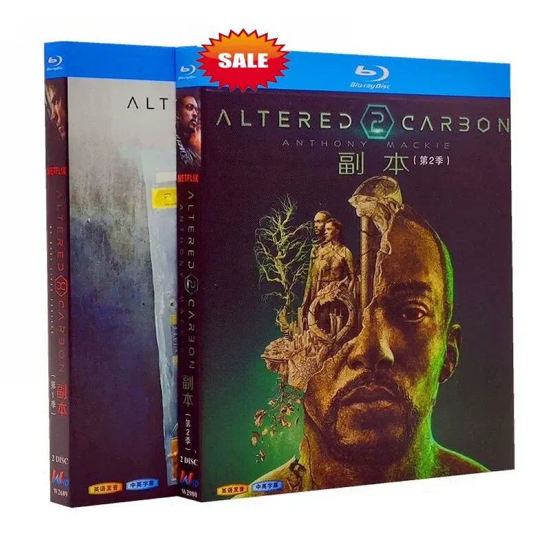 Blu-ray American TV Series Copy Seasons 1-2 Carbon Change Altered Carbon 1080P 4BD Disc Non-DVD Disc
Blu-ray American TV Series Copy Seasons 1-2 Carbon Change Altered Carbon 1080P 4BD Disc Non-DVD Disc