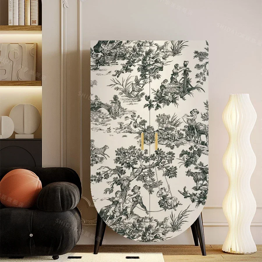 French Retro Solid Wood Bedroom Living Room Storage Cabinet Cloakroom Customization Integrated Side Cabinet
French Retro Solid Wood Bedroom Living Room Storage Cabinet Cloakroom Customization Integrated Side Cabinet