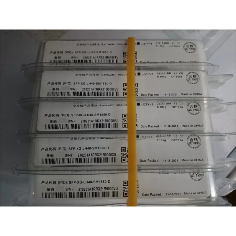 for H3C SFP-XG-LH40-SM1550-D 10G SFP+ 1550nm 40km LC SMF DDM New Original
for H3C SFP-XG-LH40-SM1550-D 10G SFP+ 1550nm 40km LC SMF DDM New Original