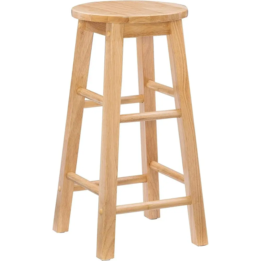 Natural Round Seat Barstool, 24-Inch
Natural Round Seat Barstool, 24-Inch