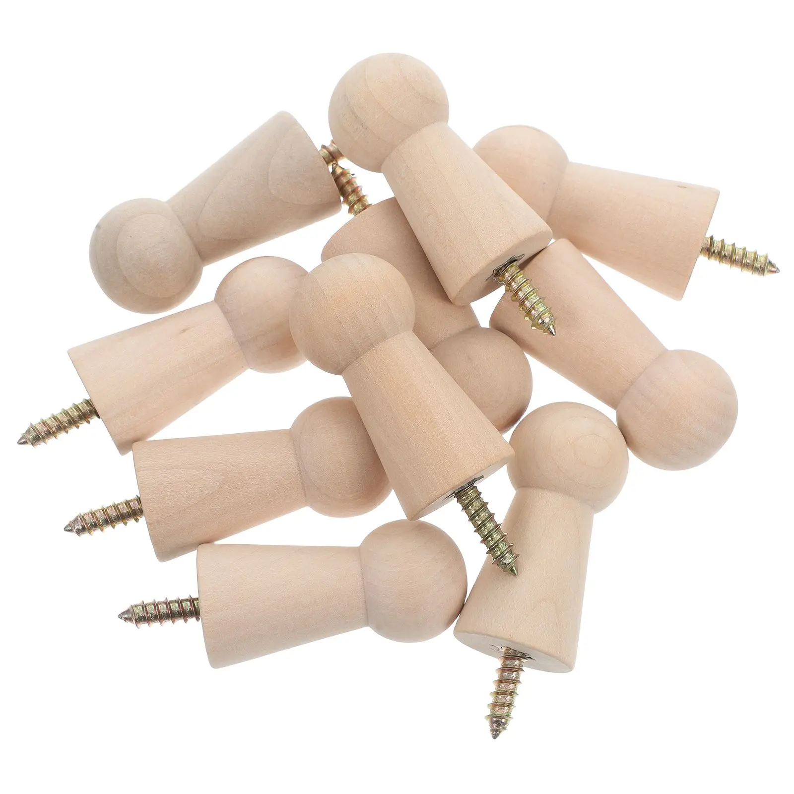 10 Pcs Wooden Coat Hook Towel Hanger for Bathroom up Door Hooks Hanging Small Decorative
10 Pcs Wooden Coat Hook Towel Hanger for Bathroom up Door Hooks Hanging Small Decorative