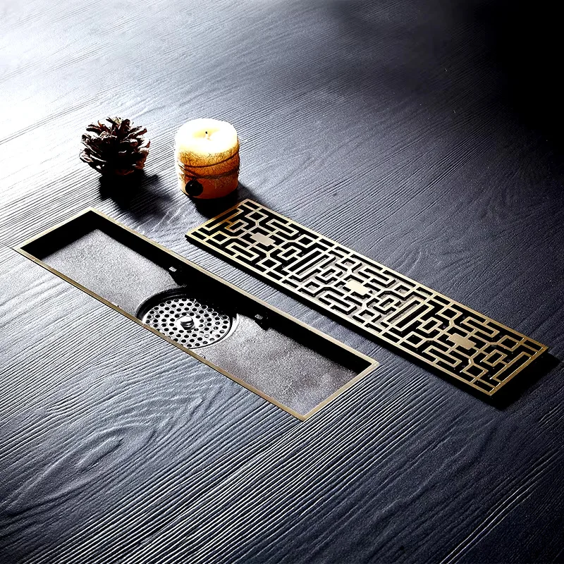 European Rectangular Large-displacement All-copper Floor Drain,bathroom and Toilet,insect-proof and Deodorant Carved Floor Drain
European Rectangular Large-displacement All-copper Floor Drain,bathroom and Toilet,insect-proof and Deodorant Carved Floor Drain
