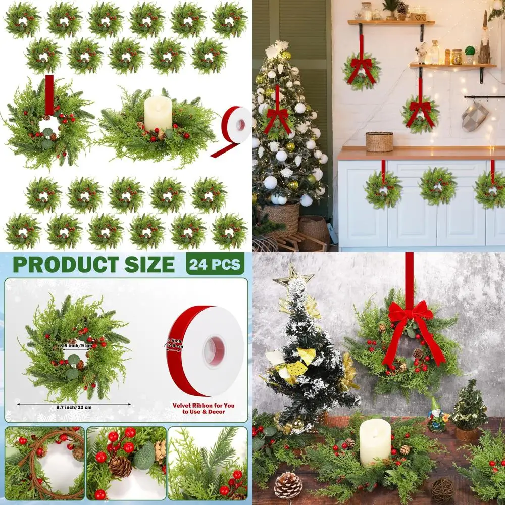 Искусственные красные рождественские свечи с лентой, подсвечник для венков 8,7 дюйма, подсвечник на столбе, гирлянда из сосны Norfolk, праздничный держатель
Искусственные красные рождественские свечи с лентой, подсвечник для венков 8,7 дюйма, подсвечник на столбе, гирлянда из сосны Norfolk, праздничный держатель