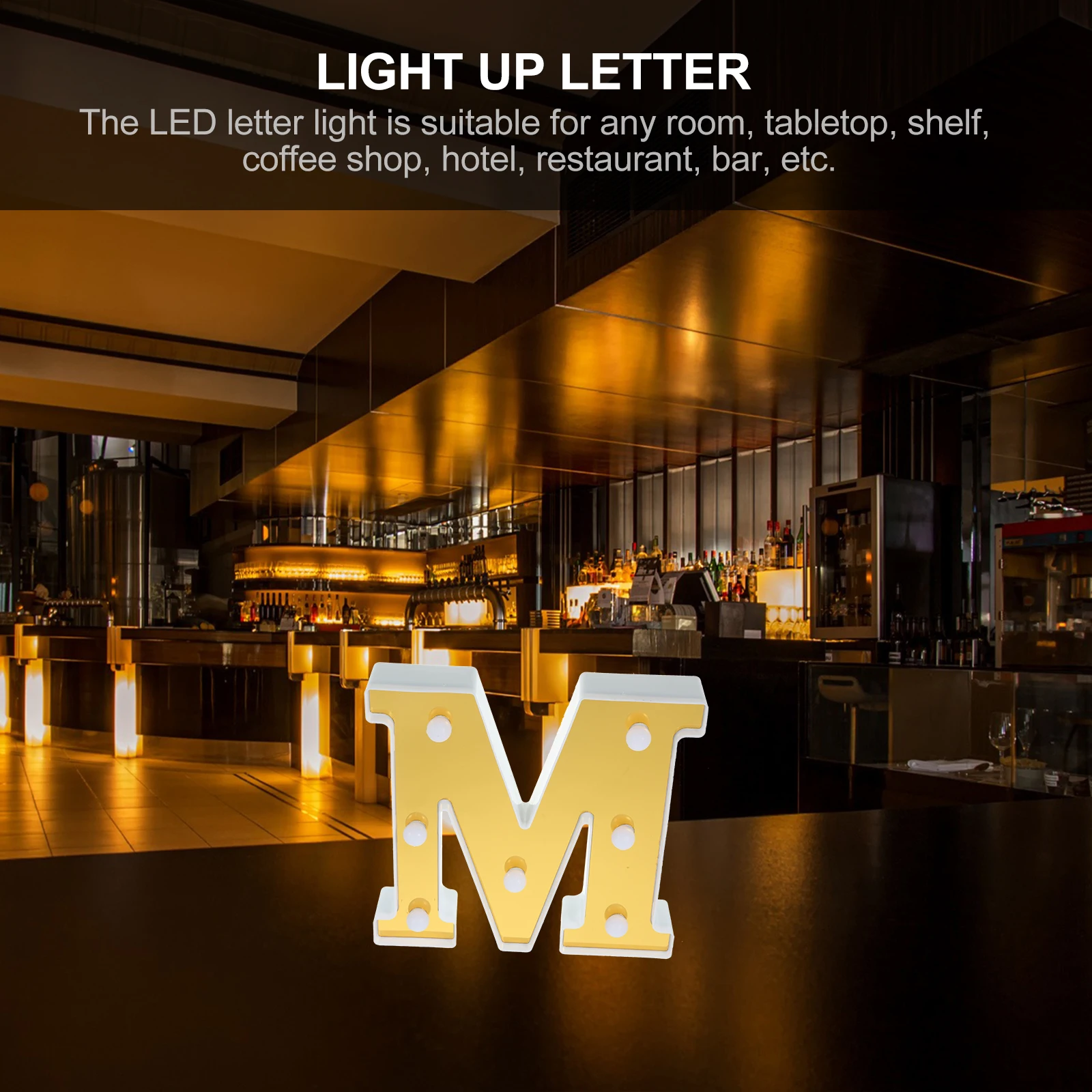 LED Letter Light 26 Alphabet Symbols Gold Color Decorative Party Home Sign Wall Decor Romantic Bedroom Table Shelf Coffee Shop
LED Letter Light 26 Alphabet Symbols Gold Color Decorative Party Home Sign Wall Decor Romantic Bedroom Table Shelf Coffee Shop