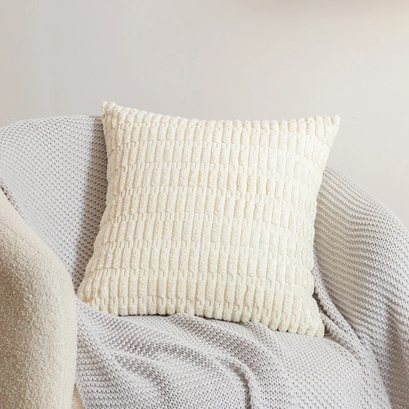 Pillowcase 45x45cm Pure Color Corn Ears Soft Velvet Square Modern Home Decor Nordic Style Sofa Vehicle Machine Washable Cushion
Pillowcase 45x45cm Pure Color Corn Ears Soft Velvet Square Modern Home Decor Nordic Style Sofa Vehicle Machine Washable Cushion