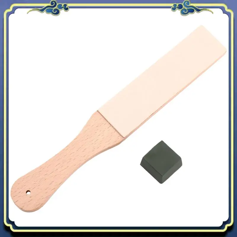 Latest Wood Handle Leather Sharpening Strop Knife Razor Polishing Board With Polish Compound 2 Sided Made From Veg Tanned Cowhid
Latest Wood Handle Leather Sharpening Strop Knife Razor Polishing Board With Polish Compound 2 Sided Made From Veg Tanned Cowhid