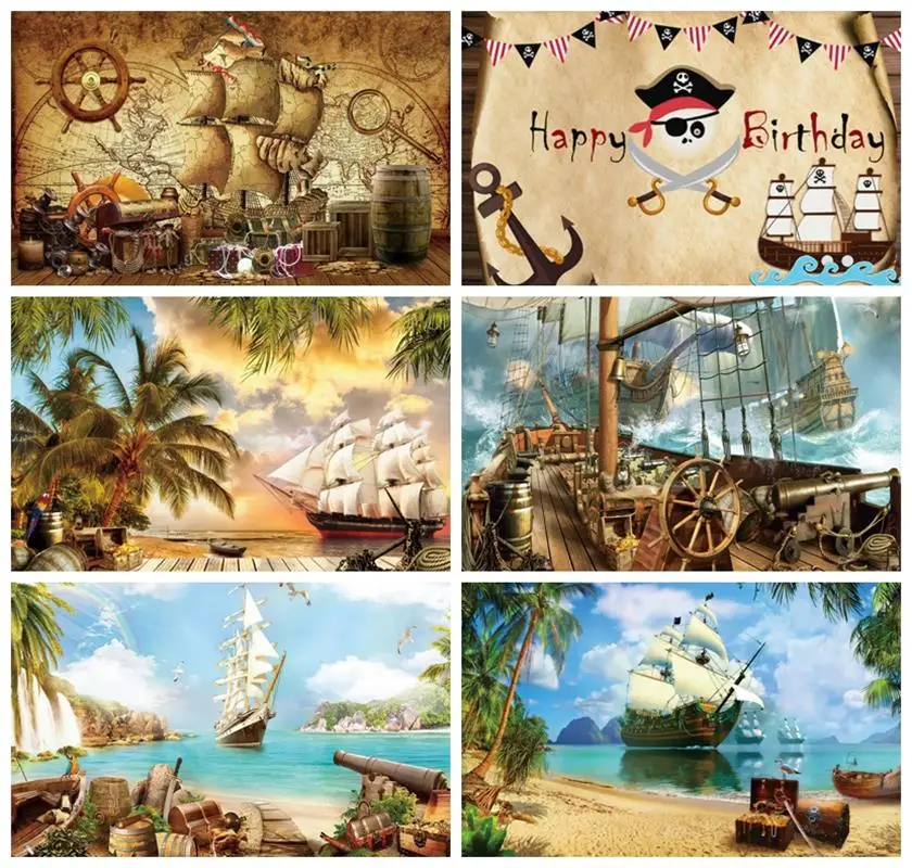 Laeacco Pirate Ship Party Photography Backdrop Nautical Map Island Treasure Hunt Baby Kids Birthday Portrait Custom Background
Laeacco Pirate Ship Party Photography Backdrop Nautical Map Island Treasure Hunt Baby Kids Birthday Portrait Custom Background