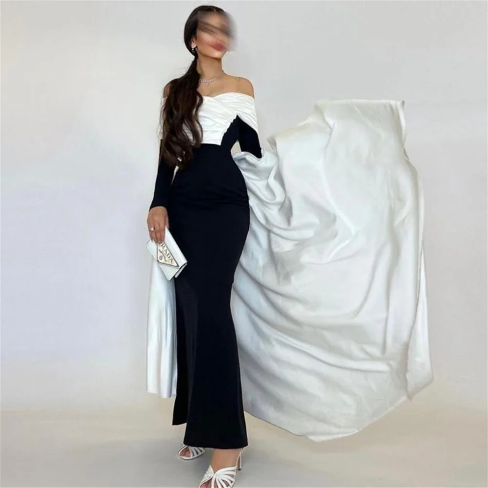 GORGA Elegant Strapless Off The Shoulder Full Sleeve Mermaid Long Evening Dress Ankle Length Sweep Train Prom Gown New In 2023
GORGA Elegant Strapless Off The Shoulder Full Sleeve Mermaid Long Evening Dress Ankle Length Sweep Train Prom Gown New In 2023