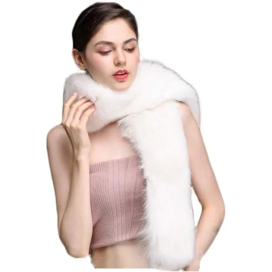 Bettli Women's Men's Extra Large Faux Fox Raccoon Fur Scarf Collar Stole Shawl
Bettli Women's Men's Extra Large Faux Fox Raccoon Fur Scarf Collar Stole Shawl